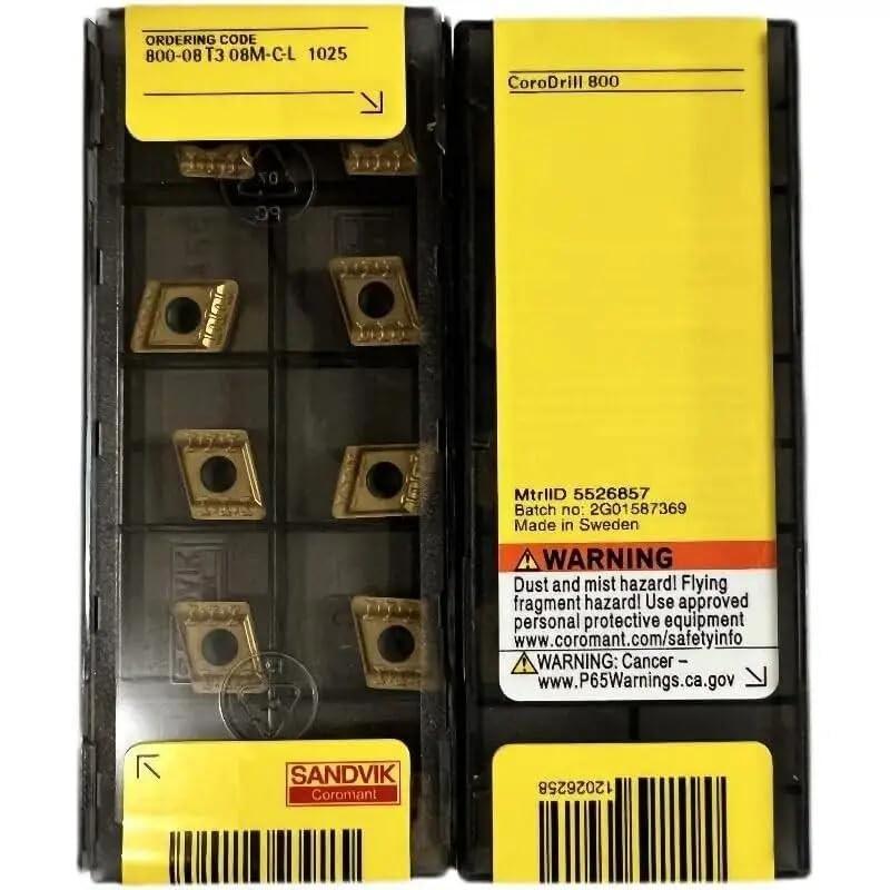 

Original Sandvik / 800-08T308M-C-L 1025 / CNC lathe carbide blade 10 PCS