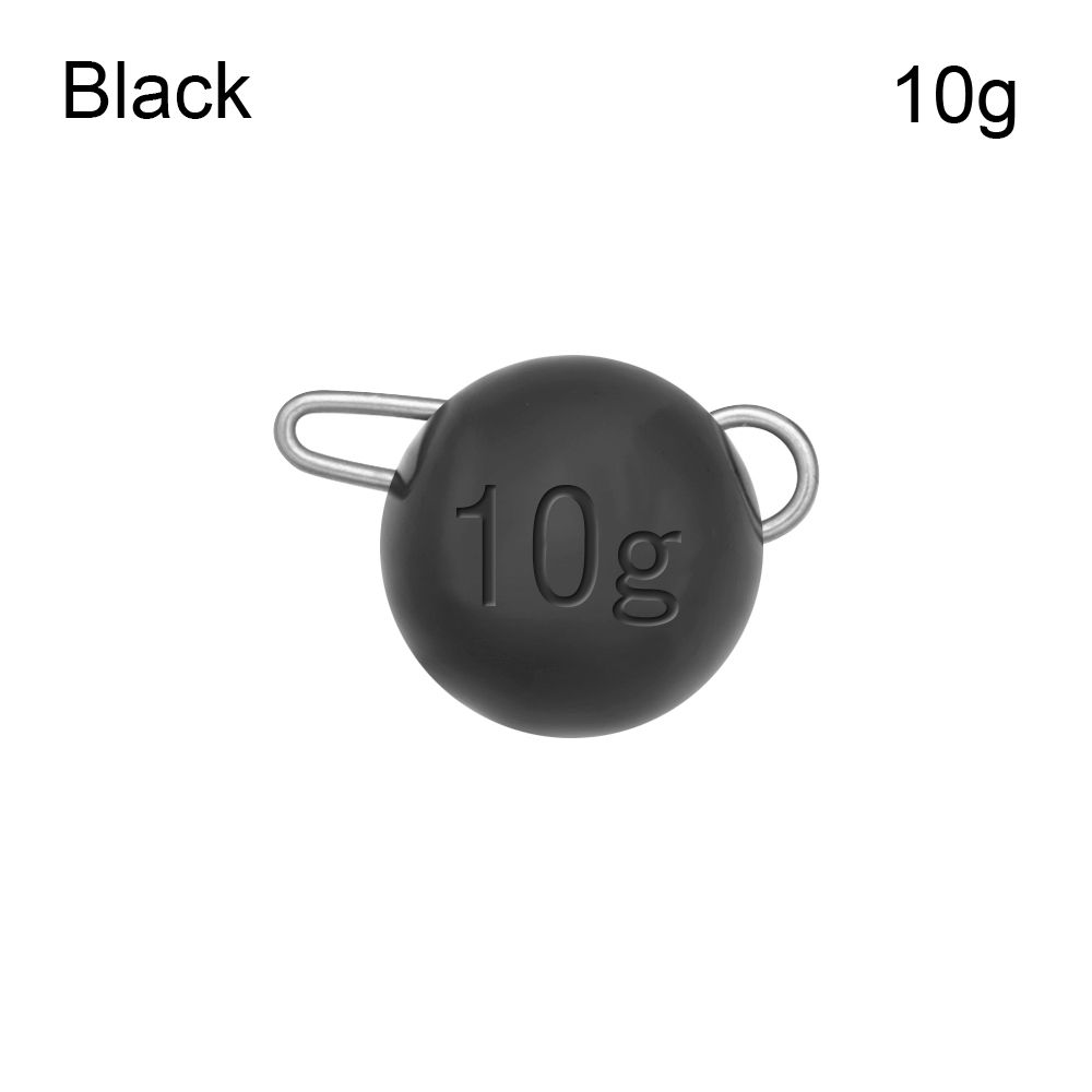 6 Color Durable Weights Hook Connector Fishing Tungsten Fall Sinker Line Sinkers