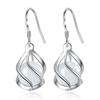 Retro Ear Hook Water Drop Temperament Cat's Eye Stone Women's Model Earrings