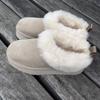 Fashion Sleeve Snow Boots Winter New Round Toe Suede Platform Plush Warm Non-Slip Naked Boots