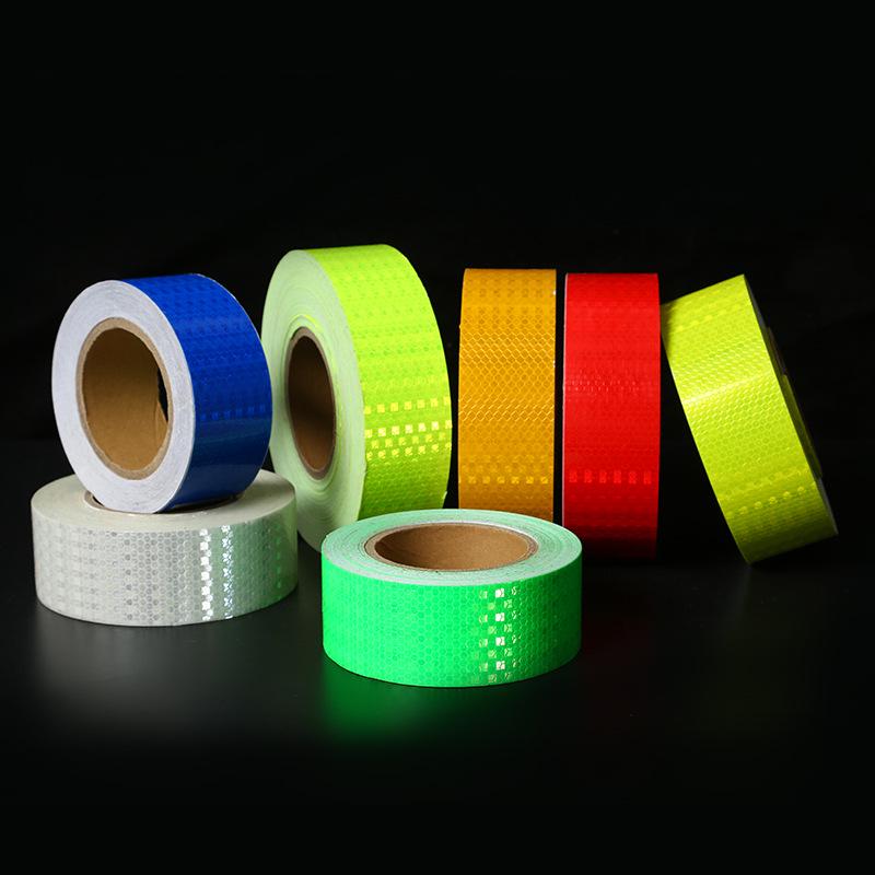 Solid Color High-Intensity Reflective Safety Tape for Anti-Collision & Traffic Warning
