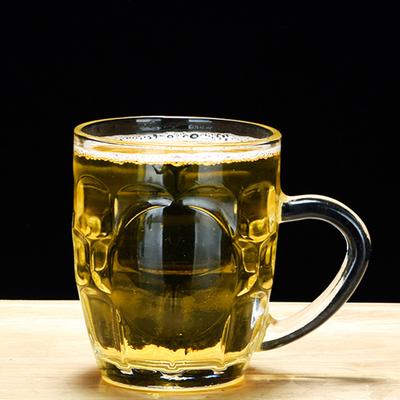2pcs Thickened Glass Cups Transparent 260ml Beer Cup Handle Glasses for Bar Home Party Tea Cup Water Cups Small Draft Beer Glass