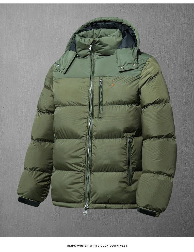Veste Chaude à Capuche Coupe-vent Unisexe - Version Haute