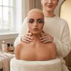 Mannequin Head with Shoulders Realistic Stand Skin-Toned for