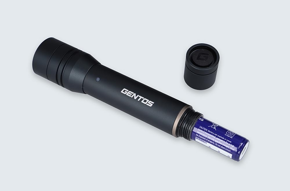 GENTOS Stella LED USB 1000 Hours of Dustproof and Water Uses Dedicated Rechargeable Battery ST-186R Flashlight, Rechargeable, Lumens, 3.5 Runtime,