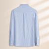 Caesar Men's 100% Xinjiang Cotton Oxford Striped Long-Sleeve Shirt