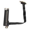 PCIe Extension Cable 20cm 32Gbps Transmission Rate PCI E 3.0 X1 Black Adapter for Graphics Card Sound Card Network