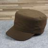European and American Style Deepens, Flat Top Hat, Big Head Circumference, Men's Hat for Leisure Travel, and a Beach Military Hat.