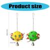 Bird Cage Climbing Toy Grinding Ball Toy Birdcage Chewing Toy Tearing Toy Parrot Cockatiels Enrichment Stress Relief Toy