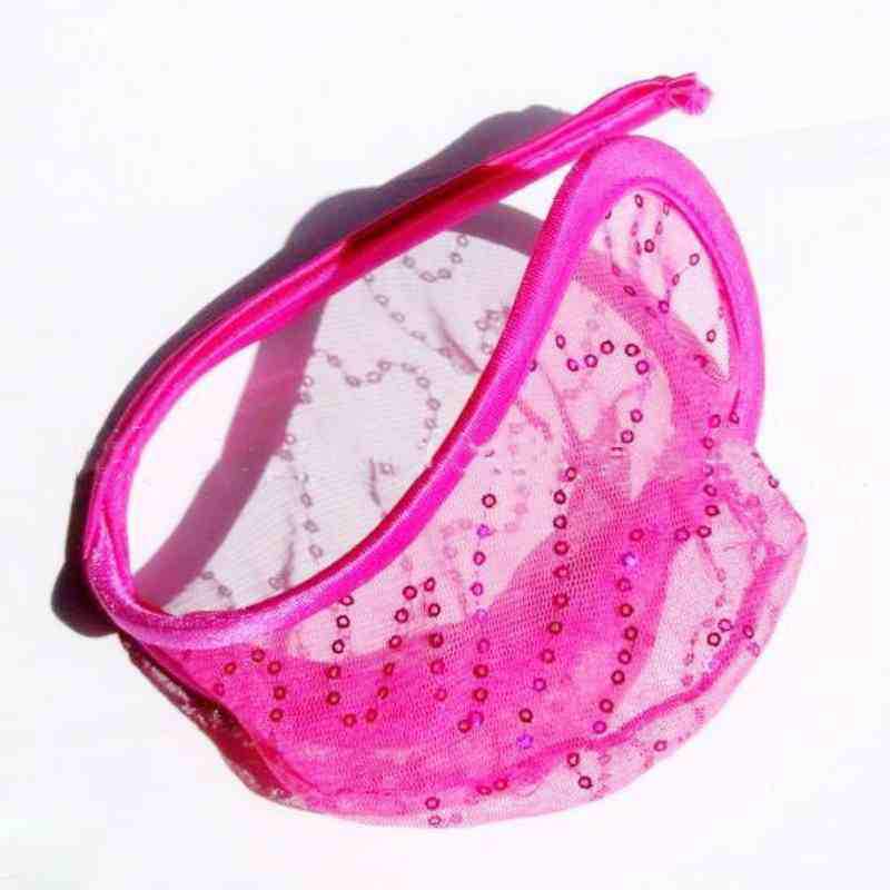 Pánské Sexy Flitrované Průsvitné Tanga C-string Erotické Prádlo JJ Kapsička
