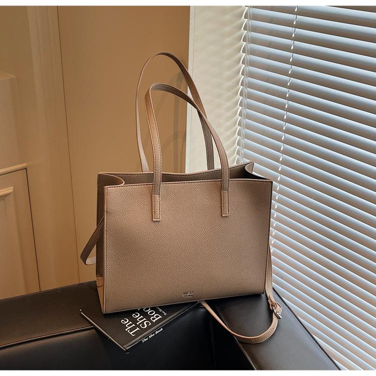 

Простые и модные женские сумки большой вместимости Новые трендовые женские сумки Сумки-тоут Сумки через плечо Женские сумки серый