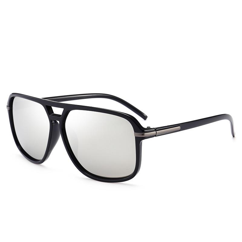 

Sun Glasses Gentlemen Fashion Double Bridge Square Frame Sun Glasses Designer Unisex Driving Goggles Gafas De Sol UV400 W36270WW-