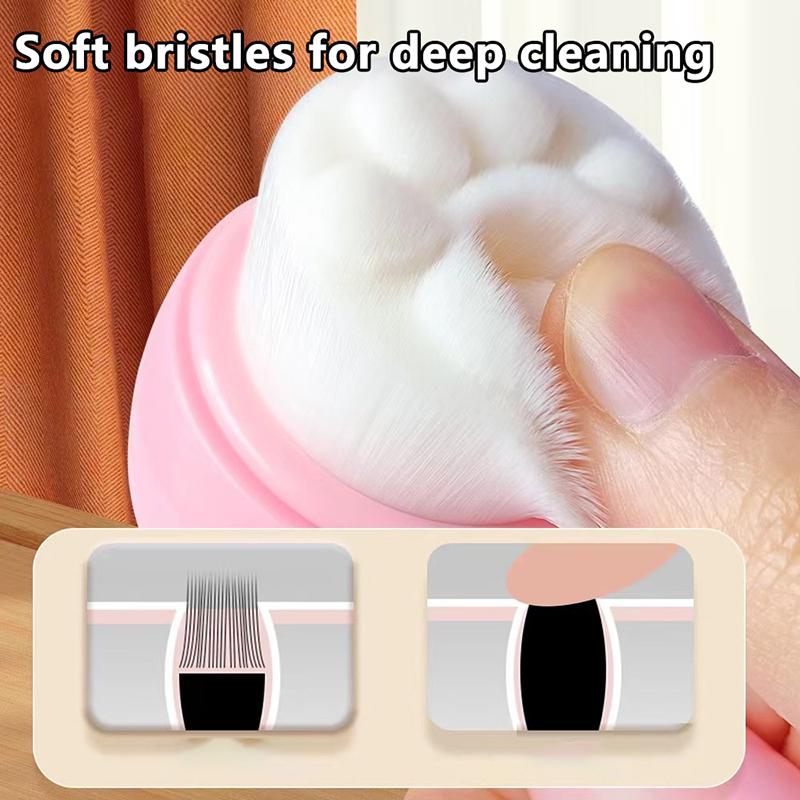 3D Podwójna Silikonowa Szczoteczka do Oczyszczania Twarzy Manualny Masaż Szczoteczka do Twarzy Miękkie Włosie Eksfoliator Dwustronna Szczoteczka do Mycia Twarzy