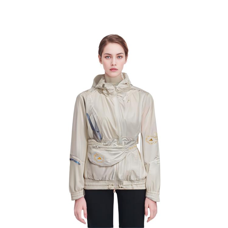 Adidas Packable Windbreaker Jacket Women Jacket White GU1615