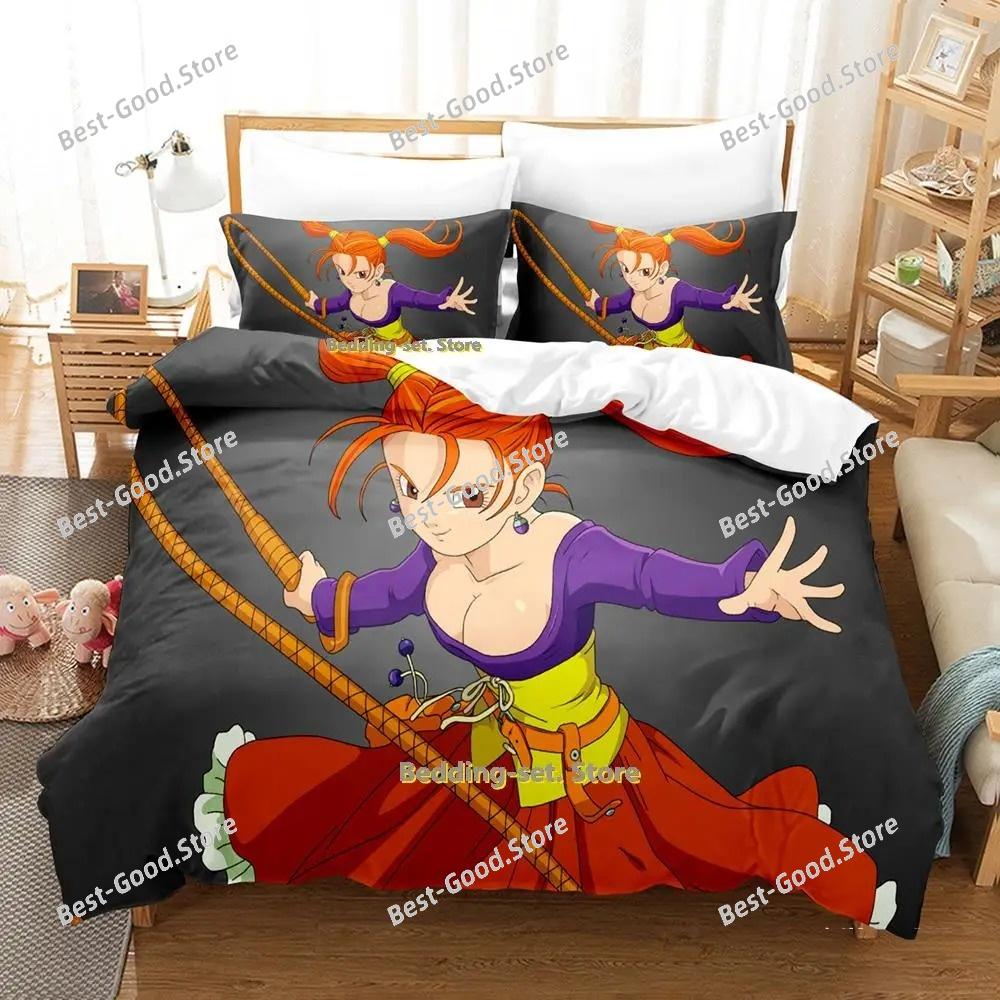Neues Dragon Quest Bettwäscheset Einzelbett Twin Bett Vollbett Queen Size King Size Bettwäscheset für Erwachsene Kinder Schlafzimmer Bettbezug-Sets Anime