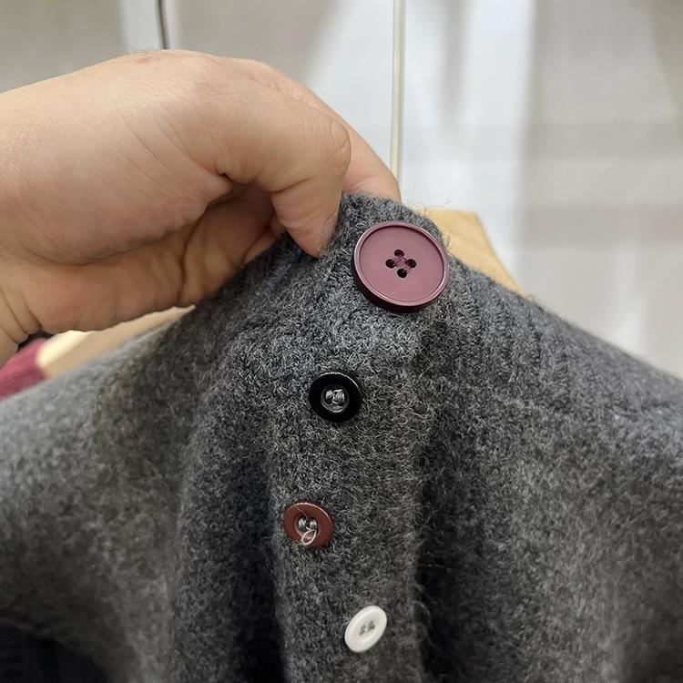 Dimanaf 2025 Autumn Vest Women Sleeveless Sweaters Knitting Buttons Red Casual Style Loose Sweater