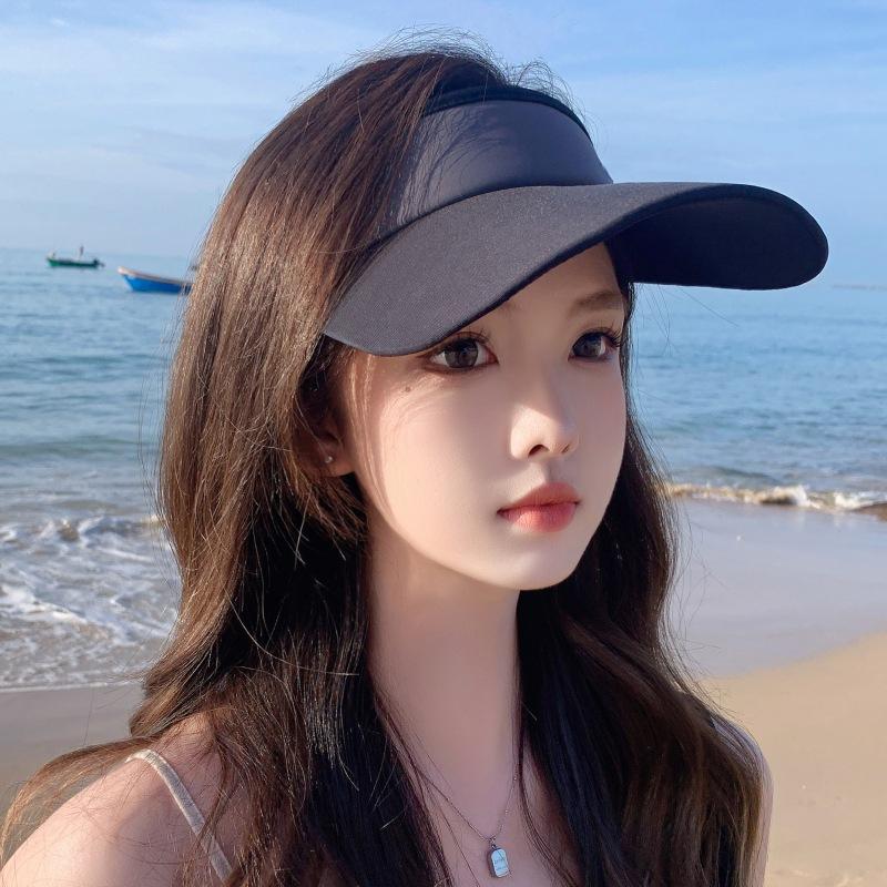 Damen Sonnenschutz Visor, Modischer Vielseitiger Outdoor-Sport Hut, Leichte Schirmmütze, Reise Sonnenhut