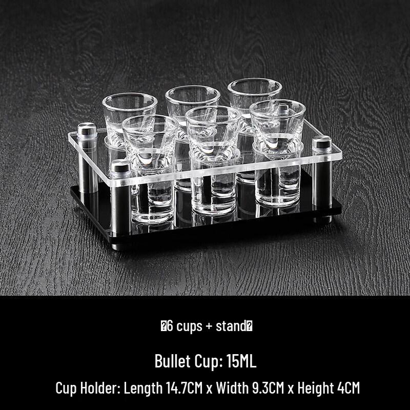Handcrafted Whiskey and Shot Glass