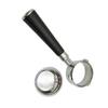 Three Ear 58mm Bottomless Portafilter Solid Wood Handle for Espresso Machines Accessories Commercial Coffee Equipment