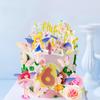 Fairy Cake Topper Butterfly Cake Decoration Mushroom Cake Decorations Fairytale Theme Party Decorations