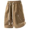 Shorts Men Summer Men's Shorts Solid Color Cotton Casual Trousers Five Points Fitness Sweatpants Short S-8XL