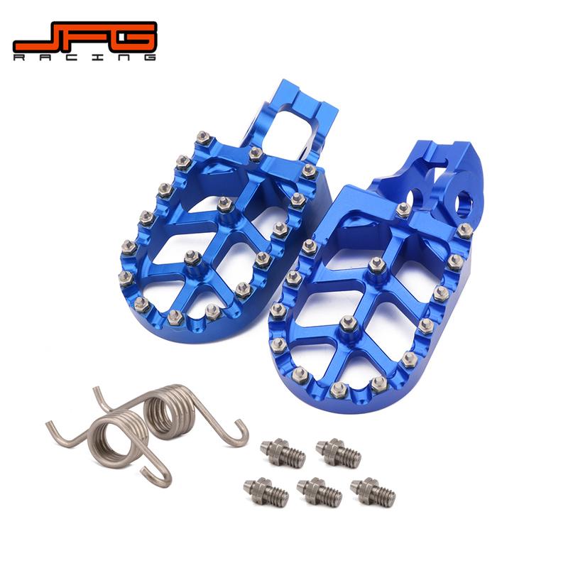 Motorcycle CNC  New Foot Pegs Footpegs Pedals For KTM SX SXF EXC EXCF XC XCF 125 150 250 300 350 450 500 2017- JFG