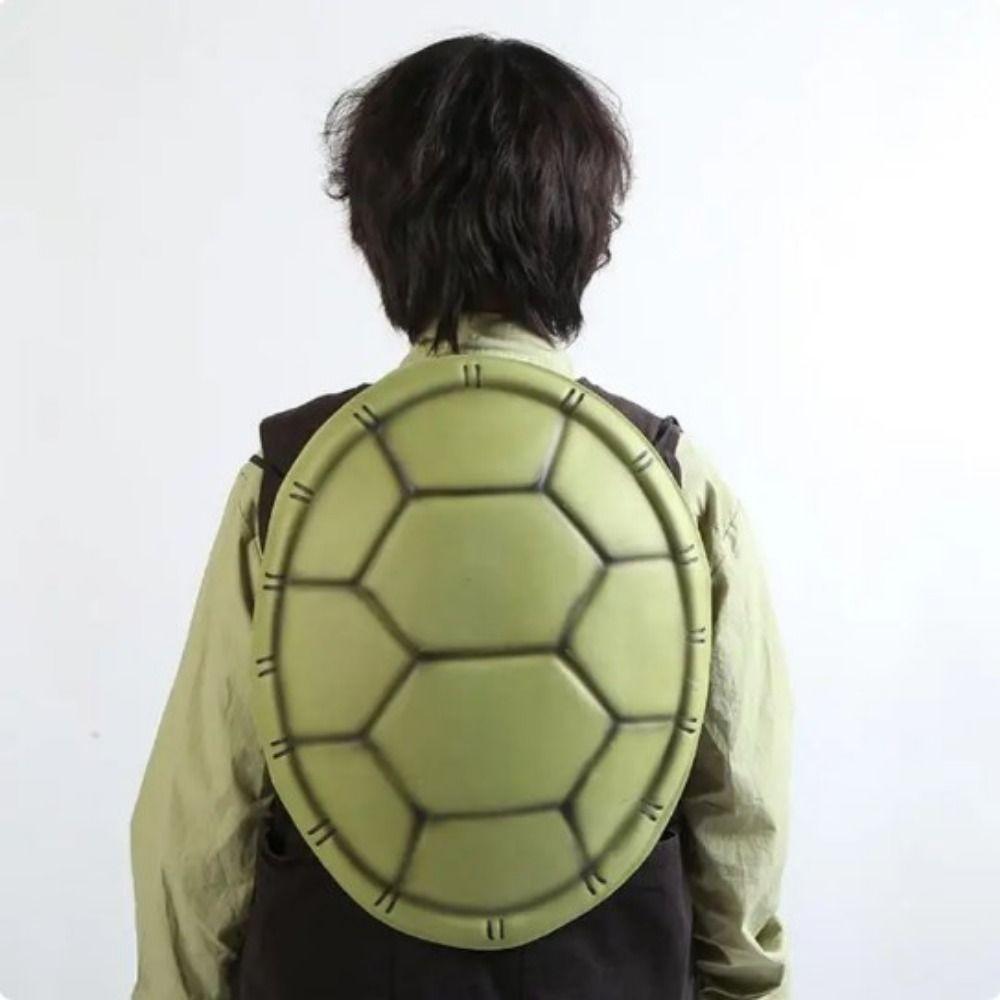 

Cute Fake Turtles Shell Cartoon Turtle Shell Props Japnese Style Simulated Turtle Shell Role Play зелений