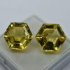 Yellow Sapphire Fancy Shape 18.56 Carat Pair Natural Loose Gemstone