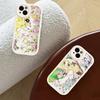 Manga Candy Phone Case For IPhone 16 15 14 13 12 11 Pro Max Plus Leather Soft Cover