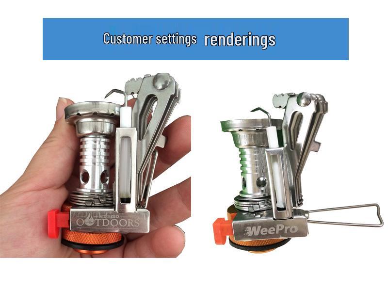 Portable Camping Stove with Electronic Ignition - Ideal for Picnics and Travel