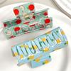 Cherry/Watermelon Fruit Series Crab Clip Hollow Acetic Acid Shark Clip  Lady/Girls