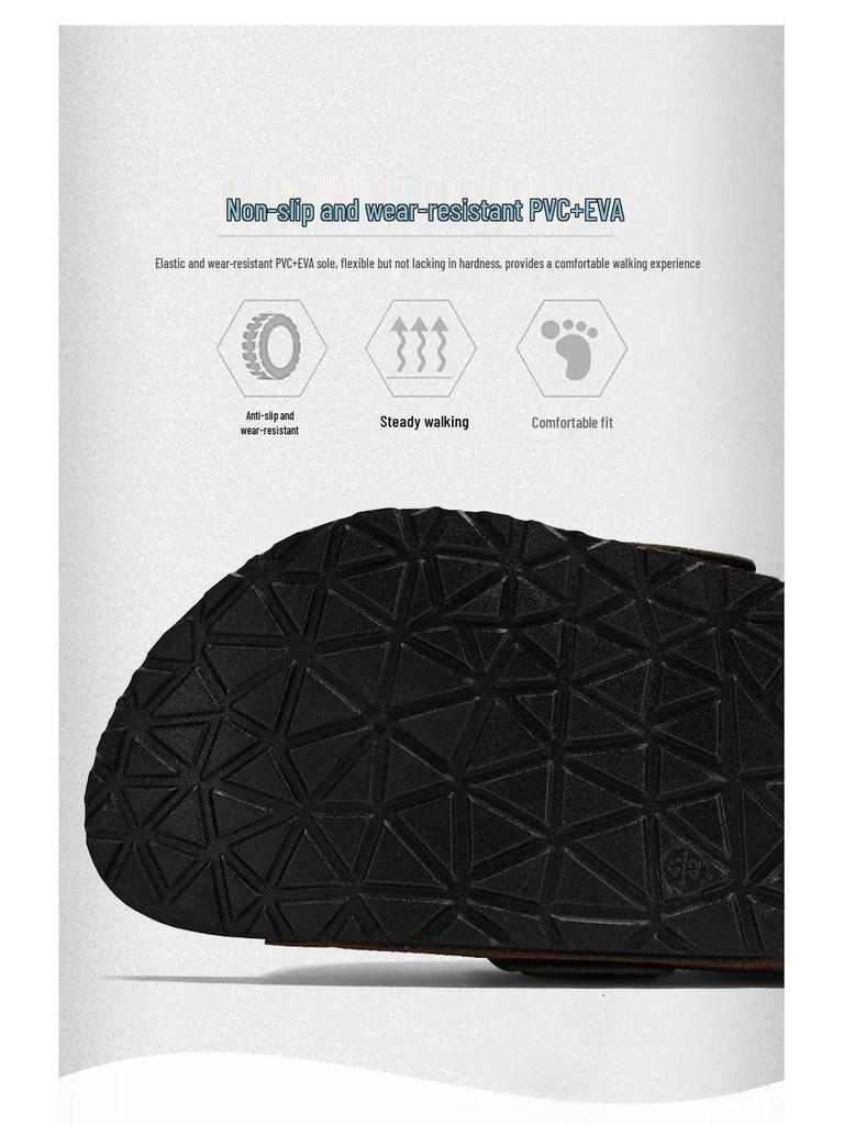 Men's Non-Slip Summer Sandals - Wear-Resistant Driving & Beach Slippers for Outdoor Sports