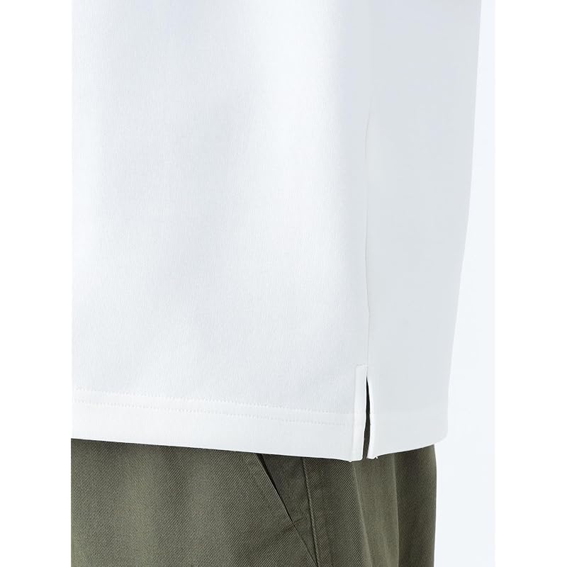 [Beams Heart] L/S TEE cardboard logo print long sleeve cut and sew men's WHITE S