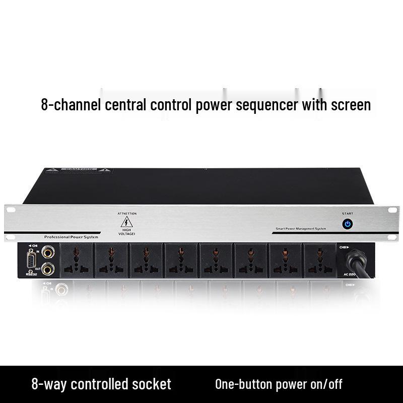 Professional RS232 Central Control Sequencer for Public Address and Theater Power Management