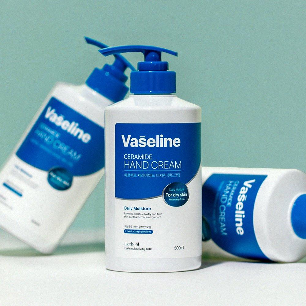 1+1 Vaseline Hand Cream 500ml Hand Lotion Large Capacity High Moisture Fragrant Perfume