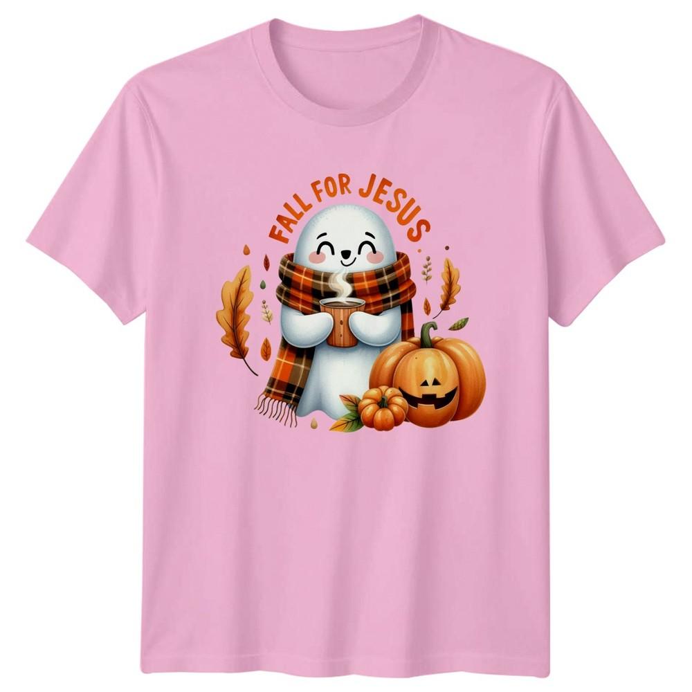 Fall For Jesus TShirt Autumn Halloween Christian Fall Gift For Him And Her