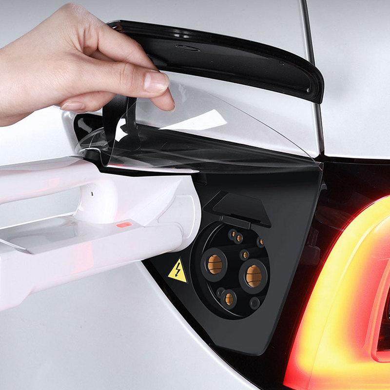 Car Plug Rainproof Protection Cap Charger Port Dustproof Cover Auto Accessories for Tesla Model 3 Y Highland Juniper -2025
