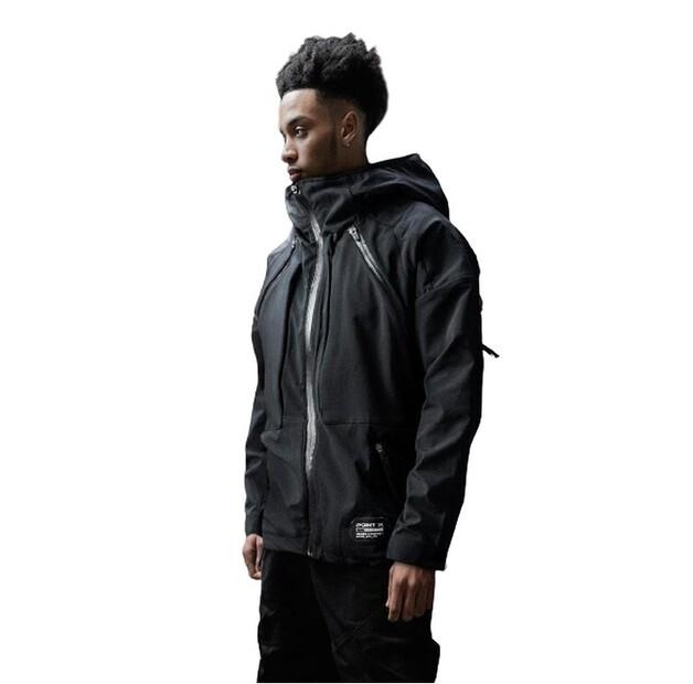 Куртка демисезонная Point X Мужская черная куртка Techwear Point X Active Tech M EU L