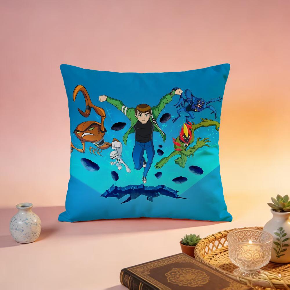 Hot BBen 10ed Cushion Cover Premium SkinFriendly Pillow Case MultiPurpose for Home Office Travel