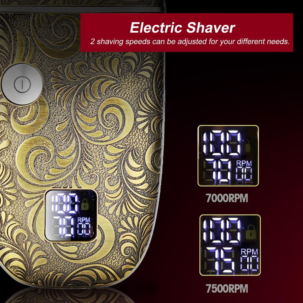 Bestauty Электрическая машинка для стрижки волос Триммер для волос Мужская бритва для бороды Бритва Набор для стрижки волос с 4 насадками USB Перезаряжаемая