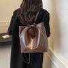 2026 Herbst und Winter Leder Tragetasche Große Kapazität Schultertasche Damen Modische Handtasche