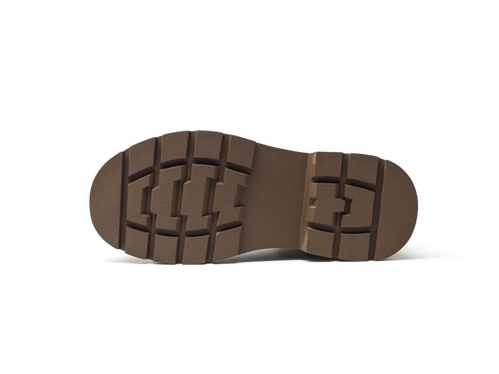 2024 Winter Genuine Leather High-Top British Style Fur-Lined Martin Boots - Thick-Soled, Warm, and Fashionable for Outdoor Wear.