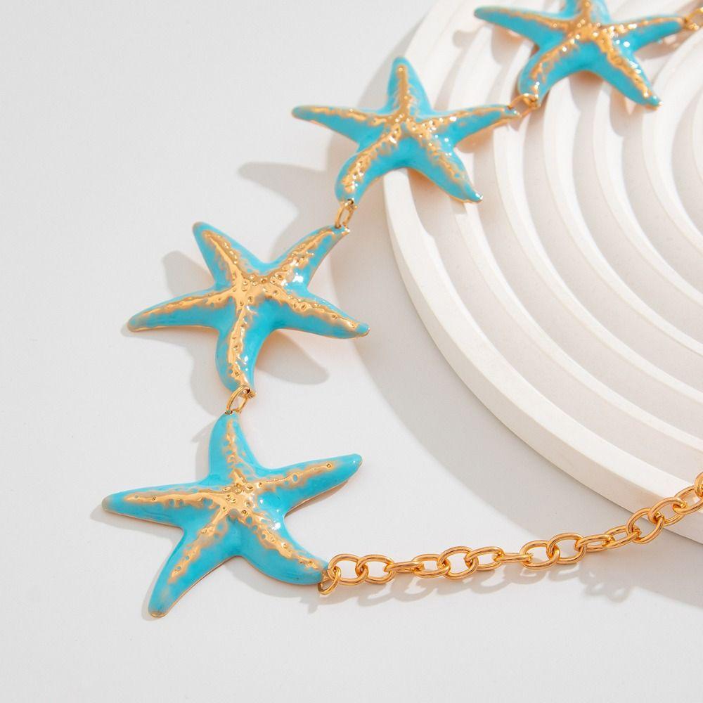 Bohemian Starfish Waist Chain Adjustable Bikini Body Chain Body Jewelry Belly Chain  Summer