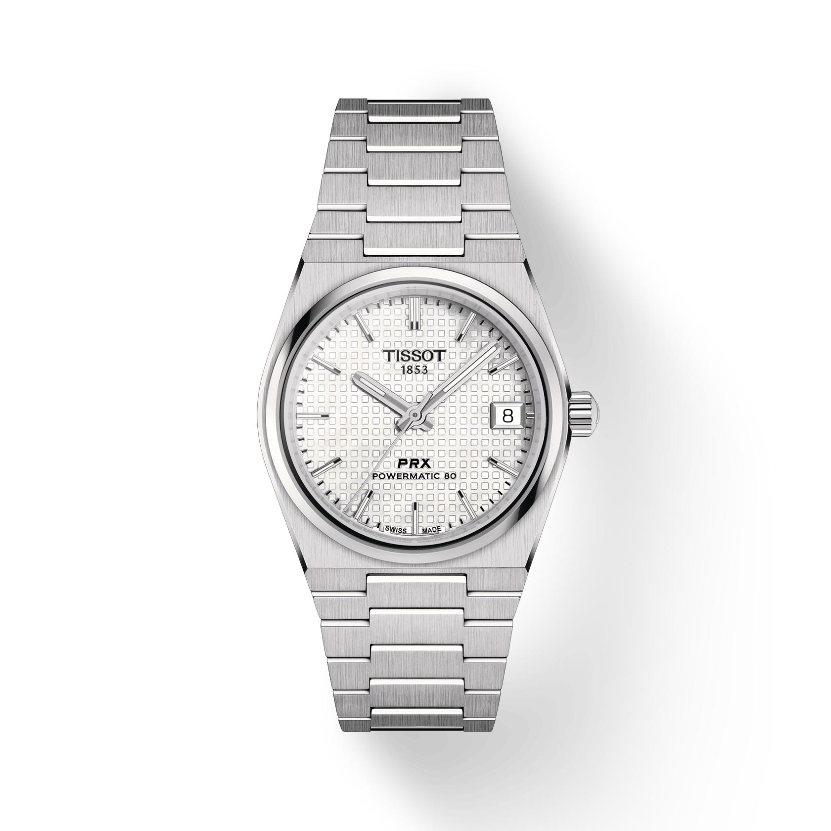 

Tissot Stainless Steel white mother of pearl Dial Men s Fashion Watch T137.207.11.111.00 білий