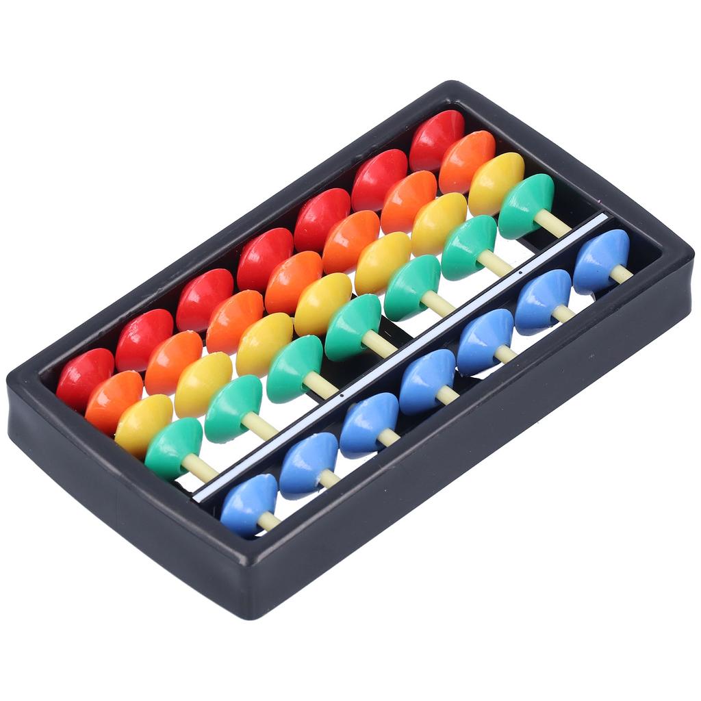 Abacus Exquisite Home Office Portable Colorful Bead Abacus Calculation Tool Educational Toy