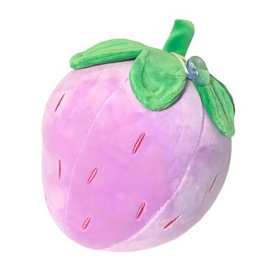 Miaomyao Jordgubbsgosedyn, Mjuk och Fluffig, Lila, Perfekt för Heminredning, Födelsedagspresent, 20 cm