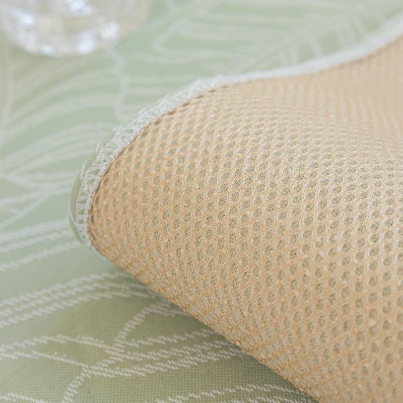 Fresh Summer Cooling Sofa Cushion Universal for Summer Jacquard Lace Non-Slip Leather Seat Cover Cover