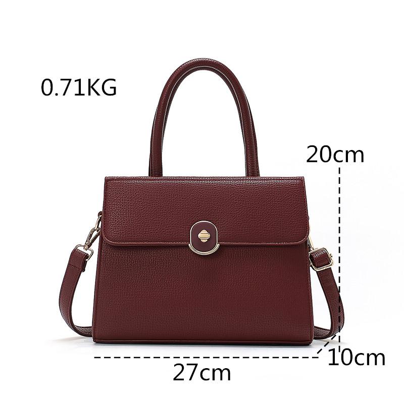 High Capacity Shopping Tote Bag Solid Color Luxury Handbag Women Bags Designer HIgh Quality Leather Shoulder Bags for Female New