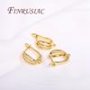 Multi Styles 18K Gold Plated Earwires,Fasteners For Earrings,Hooks For Earring DIY Jewelry Making Supplies,Earring Hook Clasp
