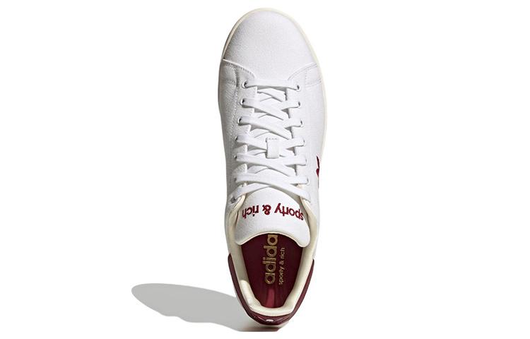 Stan Smith Sporty & Rich x Stan Smith Adidas Originals 'White Collegiate Burgundy' HQ6073